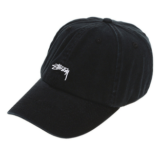 Stussy Stock Lo Pro Cap 刺绣 棒球帽 弯檐帽可调式鸭舌帽子情侣