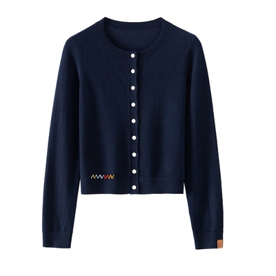 BANANACICI百搭圆领长袖针织衫