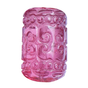 天然碧玺回纹桶珠吊坠锁骨链路路通DIY配饰配件女款饰品礼物