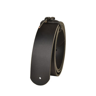 无头皮带条内穿扣腰带平滑扣无头带身意大利植鞣革真皮头层牛皮男