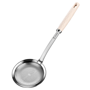 企美316不锈钢漏勺家用厨房细网过滤豆浆火锅勺饺子馄饨过滤网筛