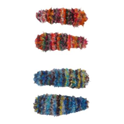 buma手工发夹亮丽毛卷卷秋冬边夹