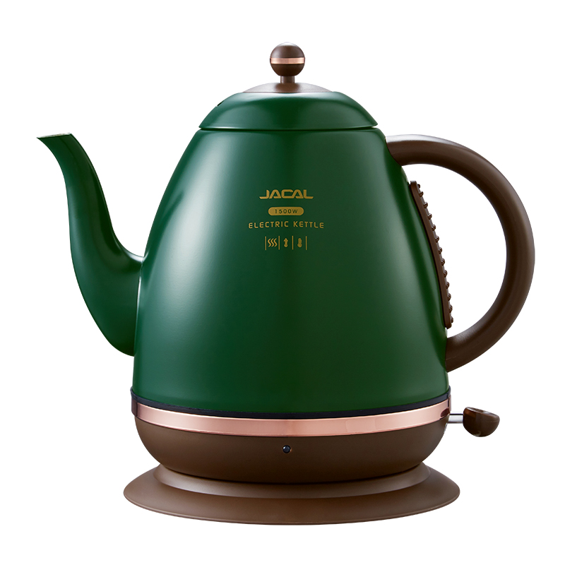 积高长嘴泡茶电热水壶复古茶艺壶温度显示电茶壶烧水壶自动电水壶