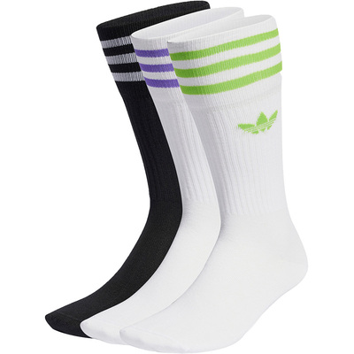 Adidas/阿迪达斯正品2023三叶草男女休闲三双装运动袜IB9377