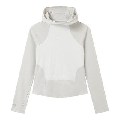 CryingCenter 索罗娜连帽吸湿速干长袖跑步训练修身上衣 哭喊中心