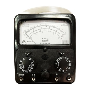 上海四表厂MF500型万用表MF10三用表指针机械外磁表头高精电阻压