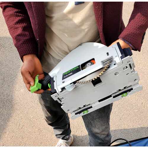 下单前咨询工地闲置！FESTOOL进口费斯托TS55FEBQ轨道锯一套