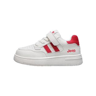 jeep男童板鞋春款休闲小白鞋2025新款春季儿童运动鞋轻便儿童鞋子