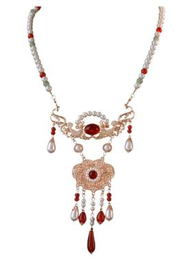 璎珞珍珠马面裙配饰手工