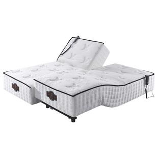 木精灵分体智能电动床垫多功能按摩可定制零重力独立升降床架1.8m