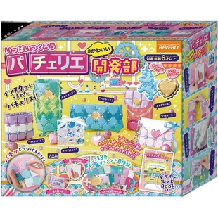 日本Pacherie冰雪奇缘拼接包包儿童手工DIY制作玩具公主女孩礼物
