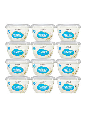 北海牧场云朵布丁酸奶125g*12杯