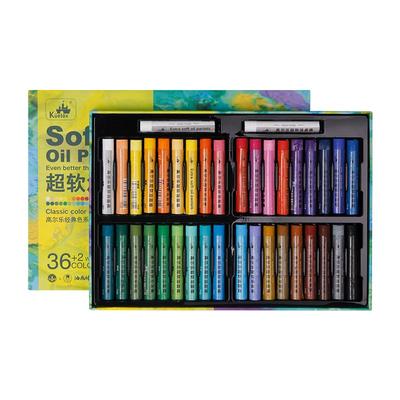 高尔乐超软重彩油画棒48色