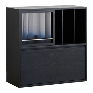 云岛组合柜多功能家用现代客厅沙发边柜置物书柜轻奢模块收纳柜子