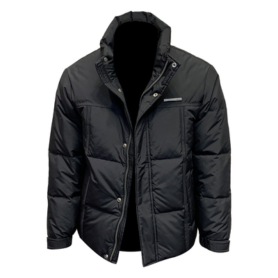 简约立领保暖羽绒服男士外套