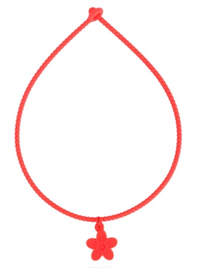 TWENTYONEAUGUST原创设计彩色琉璃花朵串珠项链多巴胺甜美项链