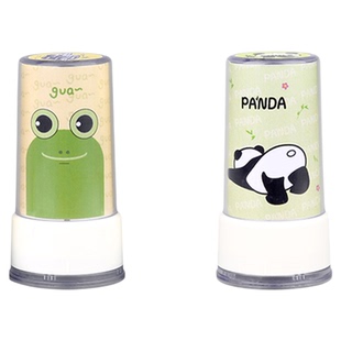 Trodat 卓达 熊猫手账印章浸透印章手账工具素材DIY按压式印章装饰材料鼓励印章卡通便携生活日程手帐周边