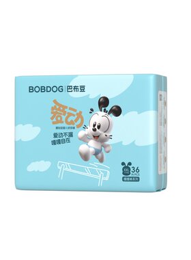 巴布豆爱动3重锁水拉拉裤纸尿裤