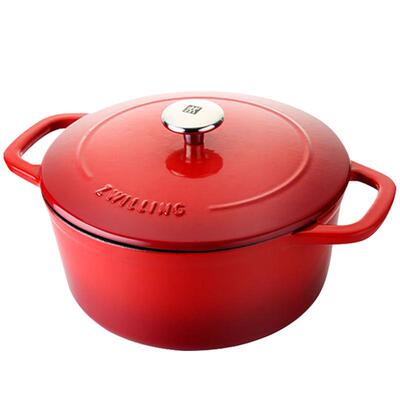 德国双立人珐琅铸铁锅汤锅