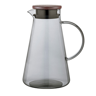 冷水壶玻璃耐热高温家用食品级高硼硅加厚储水大容量装凉水泡茶壶