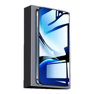 适用红米turbo4钢化膜小米turbo3手机膜全屏覆盖防窥redmi的护眼无尘仓高清黑边防摔全包无白边屏幕保护贴膜