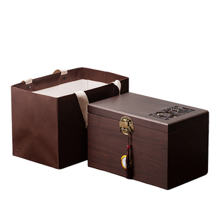 高档散茶包装盒空礼盒半斤一斤通用茶叶礼盒空盒高级感茶箱收纳盒