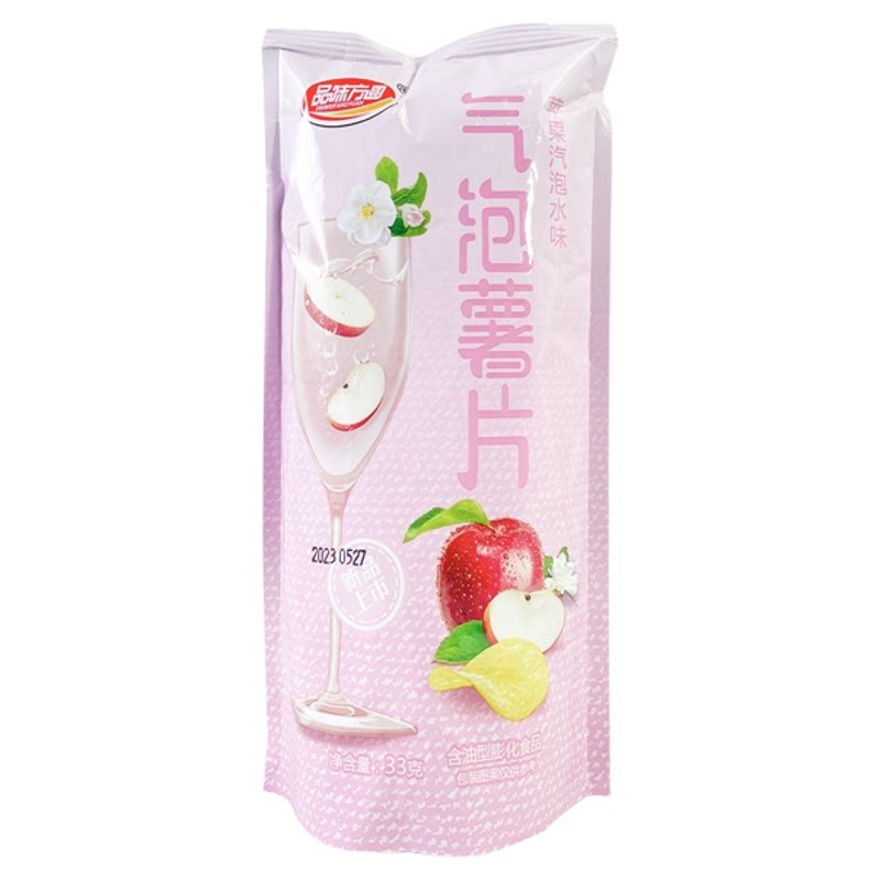 品味方圆休闲追剧小零食气泡薯片
