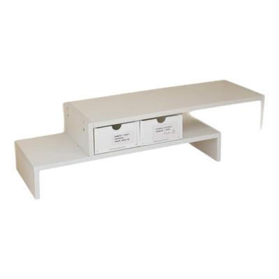 笔记本电脑增高架宿舍好物桌面显示器散热架双层置物架抽屉收纳盒