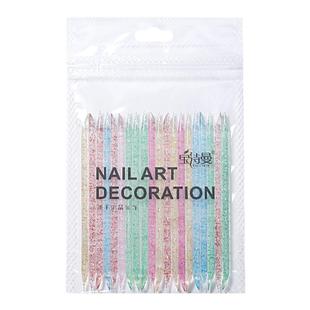 美甲工具水晶点钻取胶棒压花桔木棒点花笔双头去死皮推50支