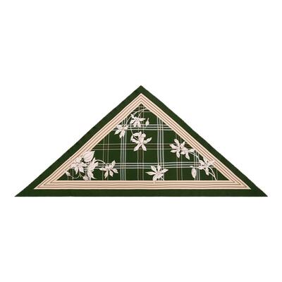 XINUO春夏简约格子真丝丝巾系脖