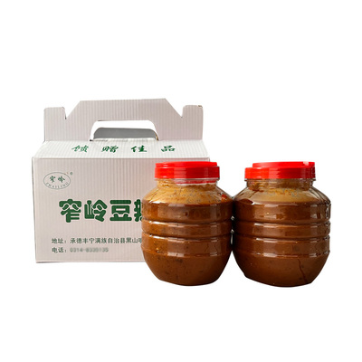 丰宁黑山嘴咸口大酱传统大缸发酵