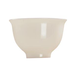 钰铨龙门 玉润冰清铃铛杯 德化传统中国白瓷客人杯纯手工品茗茶杯