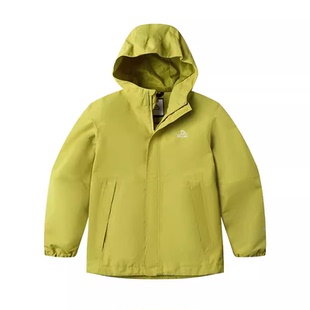 伯希和户外冲锋衣两件套儿童90大朵鹅绒羽绒服防风保暖运动外套