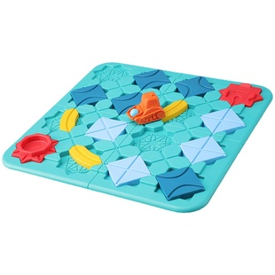 高智商烧脑玩具筑路迷宫儿童轨道回力车闯关桌游益智思维训练珠子