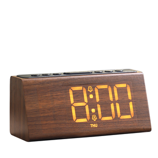 高中生学生专用多功能闹钟智能2026家用电子静音时钟高颜值简约风