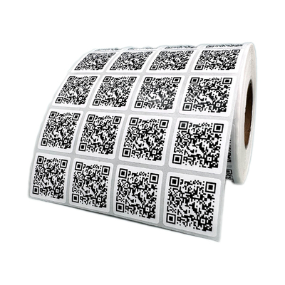 加好友二维码自粘贴纸定制黑白