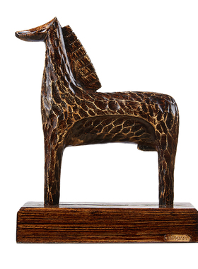 轻奢高级感招财马年客厅桌面摆件