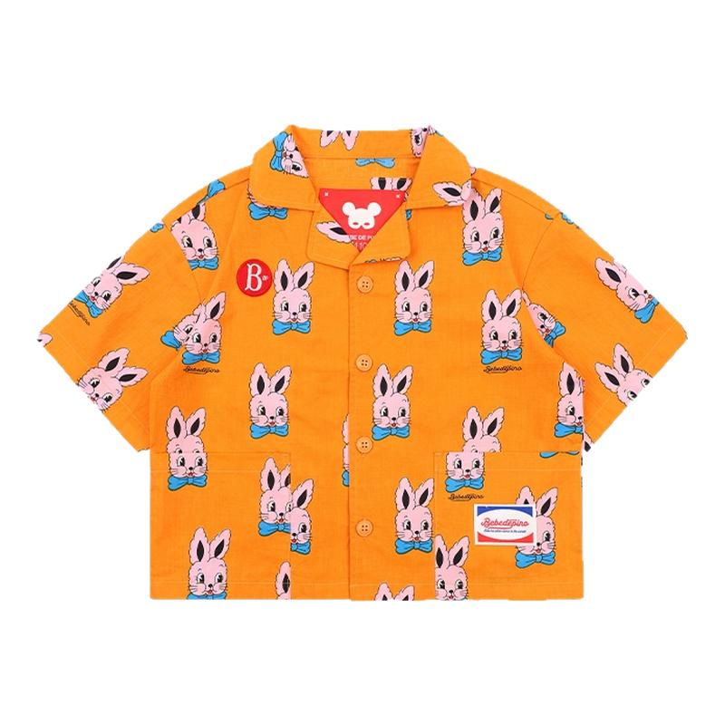 贝贝品诺夏季童装翻领套装