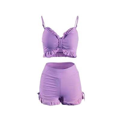 海边度假泳衣女三件套性感比基尼