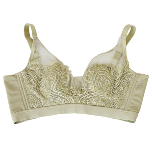 贵夫人燕窝美胸衣1182无钢圈文胸内衣女夏季 蕾丝边v型性感无插片