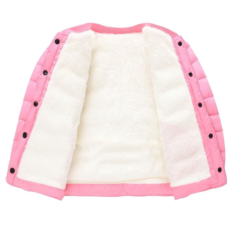 秋冬儿童羽绒棉内胆棉衣男女中大童童装加绒加厚保暖棉服校服神器