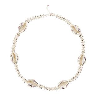 oups万妮达李沛恩同款海螺之戟项链镶钻海螺手链锁骨t恤项链原创