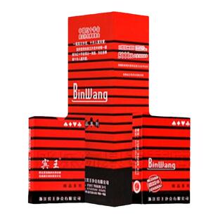 宾王2109同花顺扑克牌一条装便宜批加厚大字创意纸牌德州花切扑克