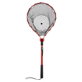 池刃路亚折叠抄网全套便携式大物专用手抄网超轻超硬硅胶捞鱼网兜