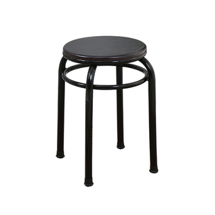 家用新款凳子椅子成人金属小圆凳时尚创意实木板凳加厚塑料餐桌凳