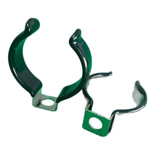 包胶不锈钢弹簧片管夹弹性管夹固定支架加热管夹锰钢卡扣石英管卡