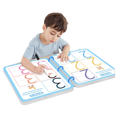 幼儿宝宝控笔训练写字启蒙练字卡