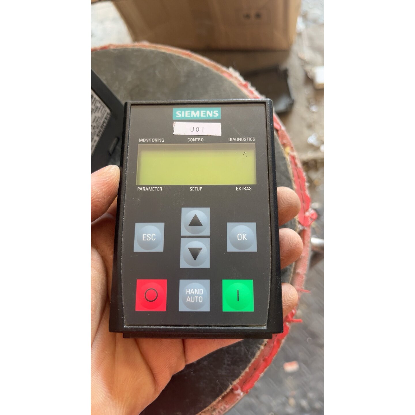 议价拆机西门子变频器面板6SL3255-0AA00-4CA1功能