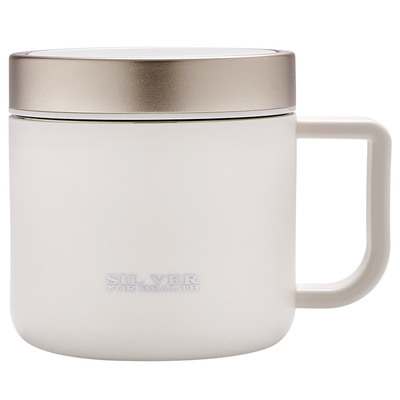 高档纯银内胆男女士带把手保健杯