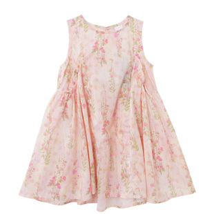 MOMOCO/玛米玛卡女童连衣裙2026新款夏中大童洋气纯棉碎花公主裙